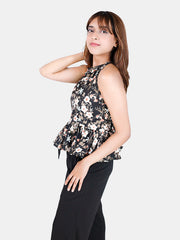 Floral Strap Top